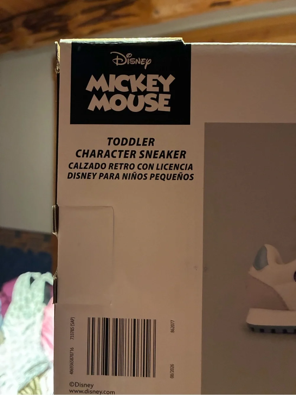 NWT Disney Mickey Mouse Toddler’s Character Sneakers
